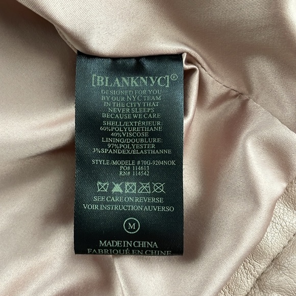 [Blank NYC] Pink Motorcycle Jacket - Picture 7 of 8